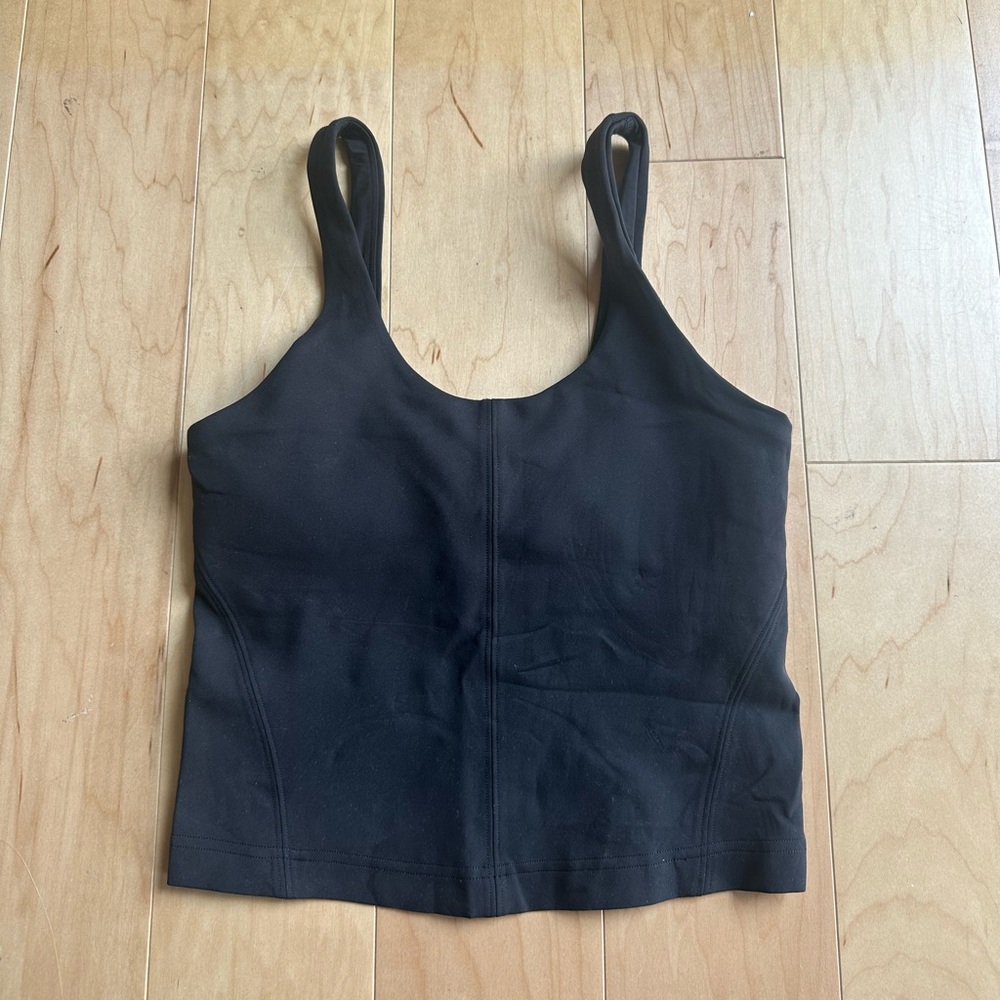 Lululemon Athletica Black Fitted Workout Top